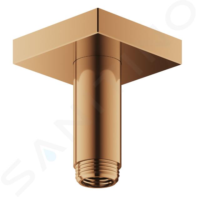 Keuco Accessori per la doccia - Braccio doccia a soffitto 100 mm, bronzo spazzolato 53089030102