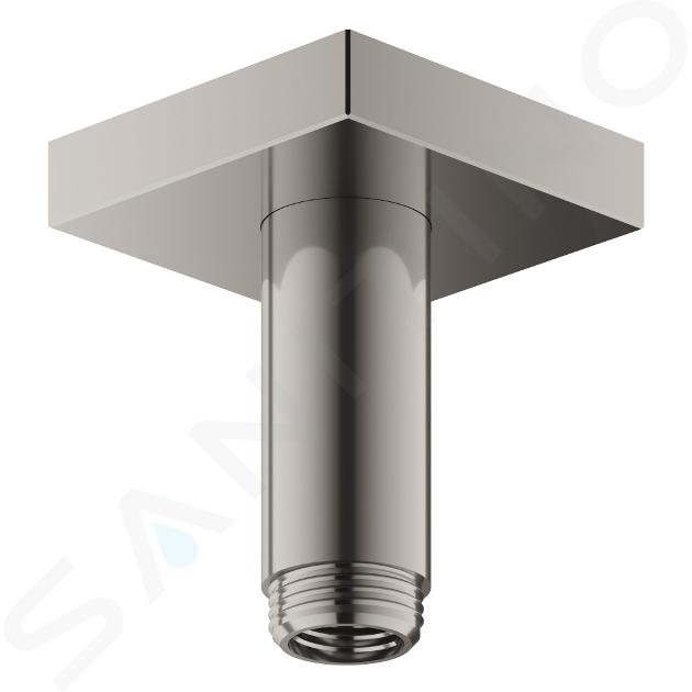 Keuco Accessoires de douche - Bras de douche de plafond, 100 mm, nickel brossé 53089050102