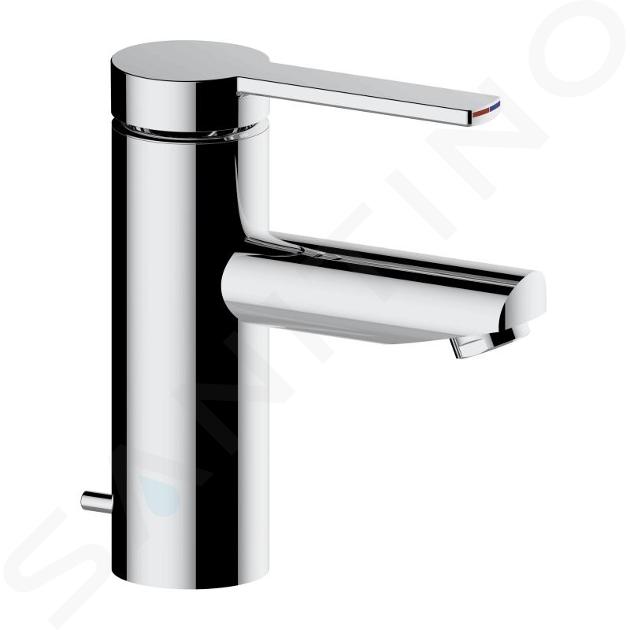 Keuco Plan blue - Miscelatore da lavabo, con sistema di scarico, cromo 53902010001