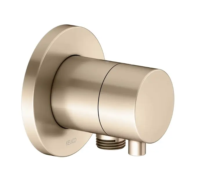 Levně Keuco IXMO Comfort - Uzavírací ventil pod omítku, s připojením hadice, kartáčovaný bronz 59541031101