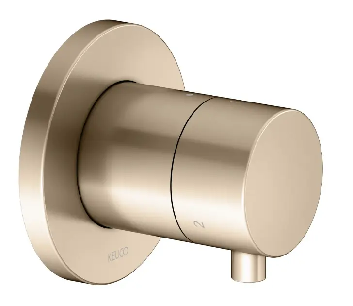 Levně Keuco IXMO Comfort - Přepínací ventil pod omítku, pro 3 spotřebiče, kartáčovaný bronz 59548031001