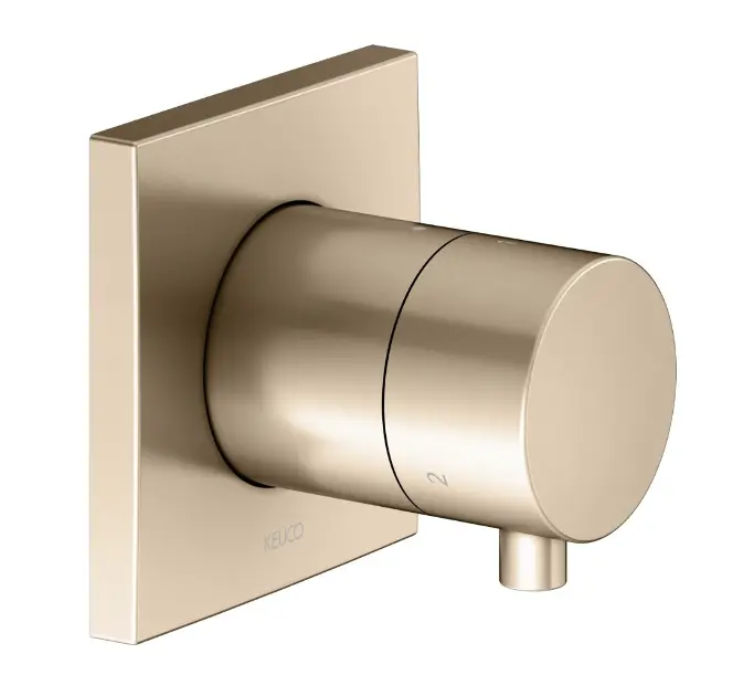 Levně Keuco IXMO Comfort - Přepínací ventil pod omítku, pro 3 spotřebiče, kartáčovaný bronz 59548031002