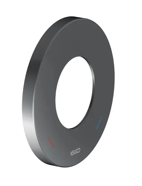 Levně Keuco IXMO - Krycí rozeta, kartáčovaný černá chrom 59551130091