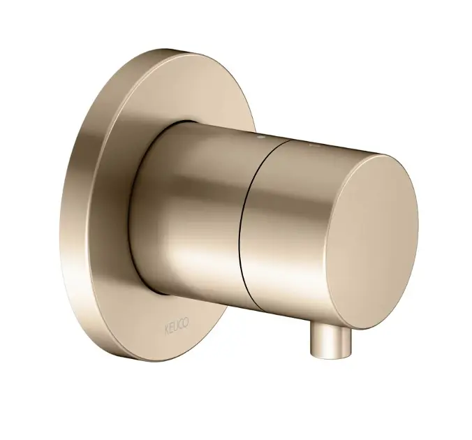 Levně Keuco IXMO Comfort - Přepínací ventil pod omítku, pro 2 spotřebiče, kartáčovaný bronz 59556031001