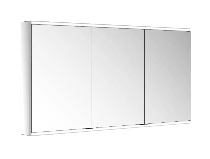 Keuco Royal Modular 2.0 - Zrkadlová skrinka s LED osvetlením, 140x70x12 cm, hliník 800311140000200