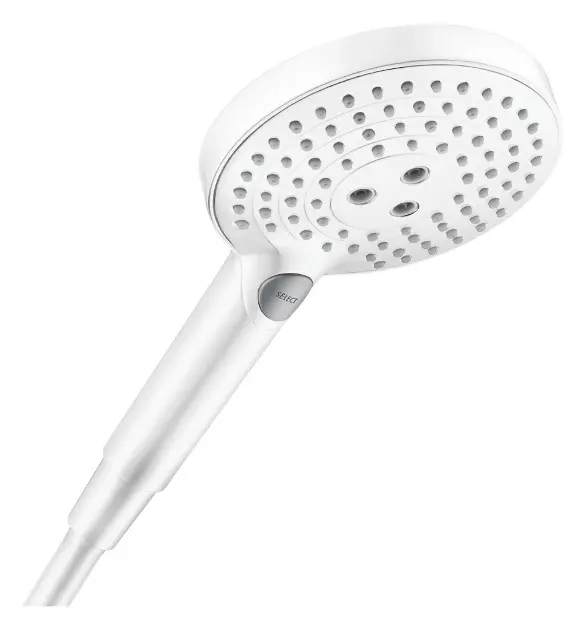 Hansgrohe Raindance Select S - Glava tuša, 3 načina prskanja, mat bijela 26014700