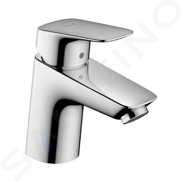 Hansgrohe Logis - Mitigeur de lavabo avec bonde, EcoSmart, CoolStart, chrome 71075000