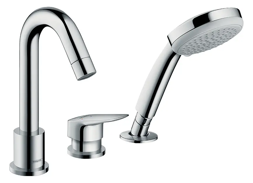 Hansgrohe Logis - Kád széli csaptelep 3 nyílásos beépítés, króm 71313000