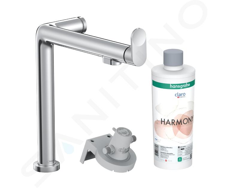 Hansgrohe Aqittura M91 - Grifo de fregadero con filtración, cromo 76802000