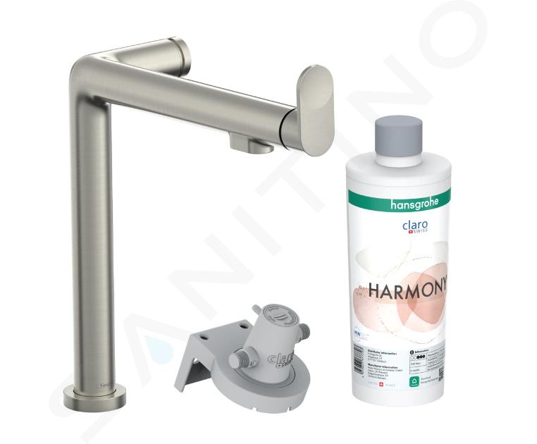 Hansgrohe Aqittura M91 - Drezová batéria s filtráciou, vzhľad nerezová 76802800