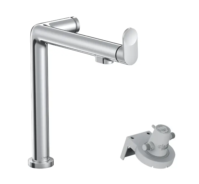 Hansgrohe Aqittura M91 - Mitigeur d'évier avec fonction filtrante, chrome 76804000