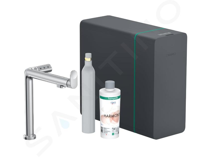 Hansgrohe Aqittura M91 - Dřezová baterie, SodaSystem, sBox, chrom 76810000