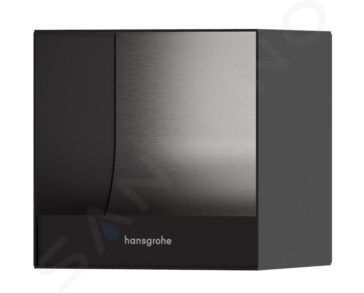 Hansgrohe XtraStoris Original - Wnęka ścienna na papier toaletowy,  czarny mat 56065670