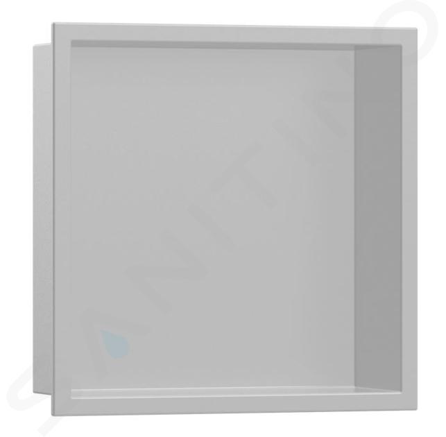 Hansgrohe XtraStoris Original - Niche murale avec cadre, 300 x 300 x 70 mm, gris béton 56093380