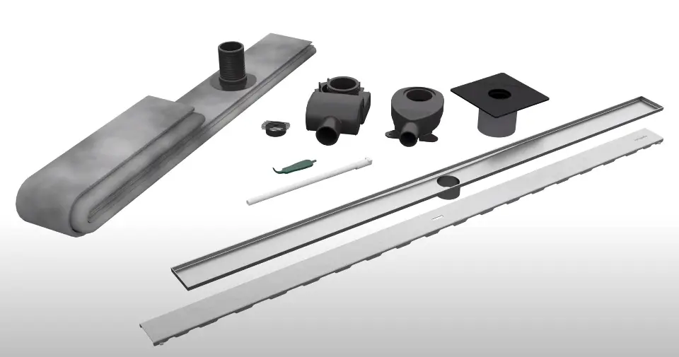 Hansgrohe RainDrain Allround - Rigolă de duș 70 cm, cu grătar