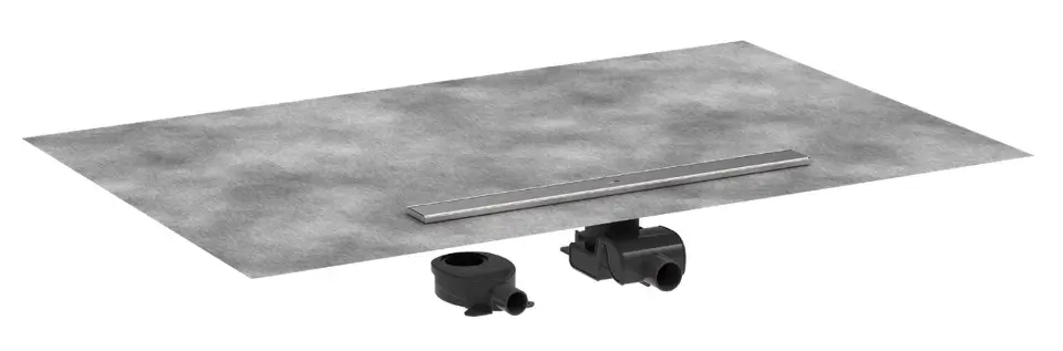 Hansgrohe RainDrain Allround - Sprchový žlab 70 cm, s roštem, kartáčovaná nerezová ocel 56186800