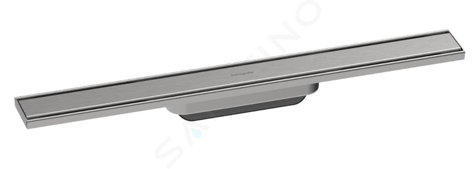 Hansgrohe RainDrain Original - Canaleta de ducha 70 cm, con rejilla, acero inoxidable cepillado 56197800