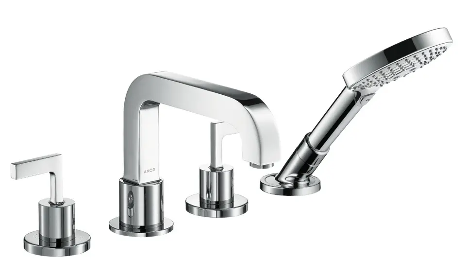 Levně Axor Citterio - Vanová baterie 4-otvorová, chrom 39446000