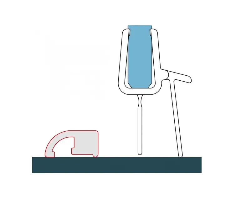 RONAL - Prahová tesniaca lišta, aluchróm S.SOL.50