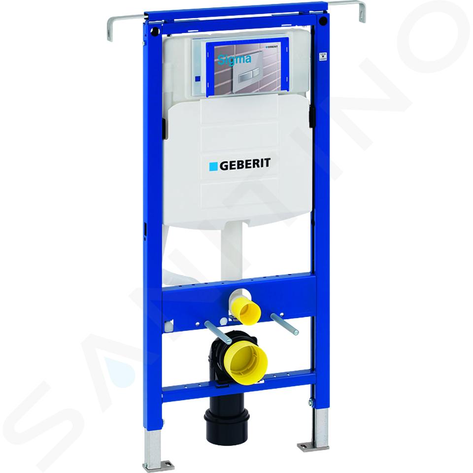 Geberit Duofix - Elemento de montaje para inodoro suspendido, 112 cm, cisterna de descarga empotrada Sigma 12 cm, para la instalación entre paredes laterales 111.355.00.5