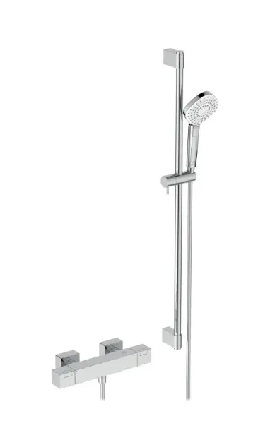 Ideal Standard Ceratherm C100 - Doucheset met thermostaat, 3 jets, chroom A7536AA