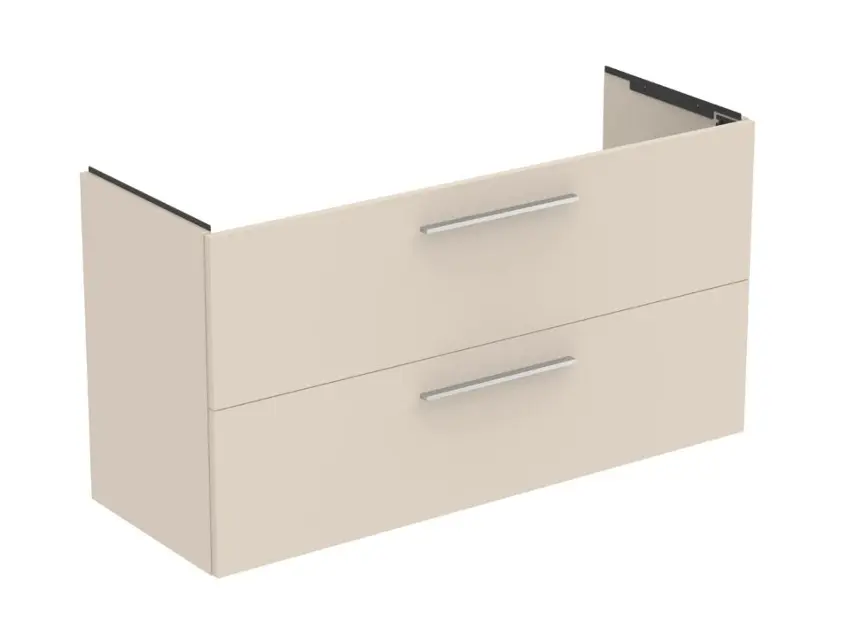 Levně Ideal Standard i.Life A - Umyvadlová skříňka, 120x44x63 cm, 2 zásuvky, matná písková T5258NF