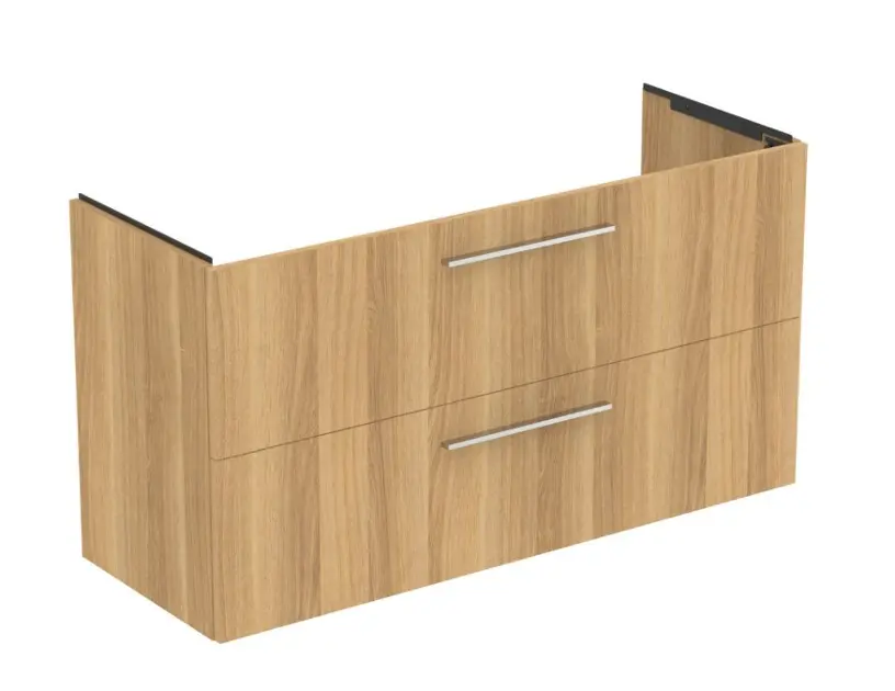 Levně Ideal Standard i.Life A - Umyvadlová skříňka, 120x44x63 cm, 2 zásuvky, přírodní dub T5258NX