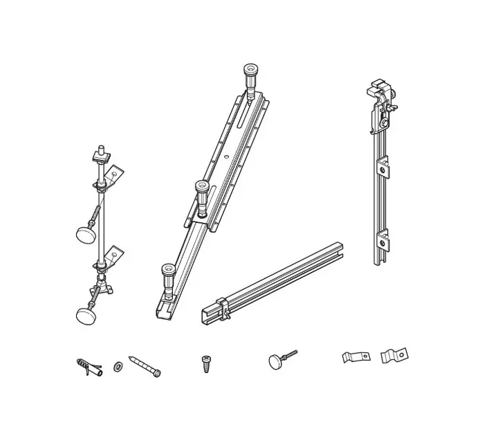 Levně Ideal Standard - Montážní sada k čelnímu panelu K793567