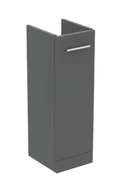 Levně Ideal Standard i.Life A - Umyvadlová skříňka, 23x26x71 cm, 1 dvířka, šedý matný křemen T5266NG