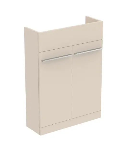 Levně Ideal Standard i.Life S - Umyvadlová skříňka, 60x21x83 cm, 2 dvířka, matná písková T5298NF