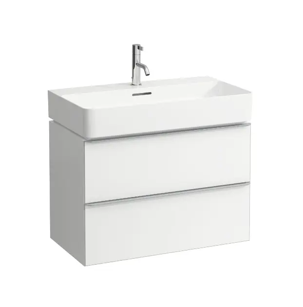 Laufen Space - Meuble lavabo, 74x41x52 cm, 2 tiroirs, blanc H4101821601001