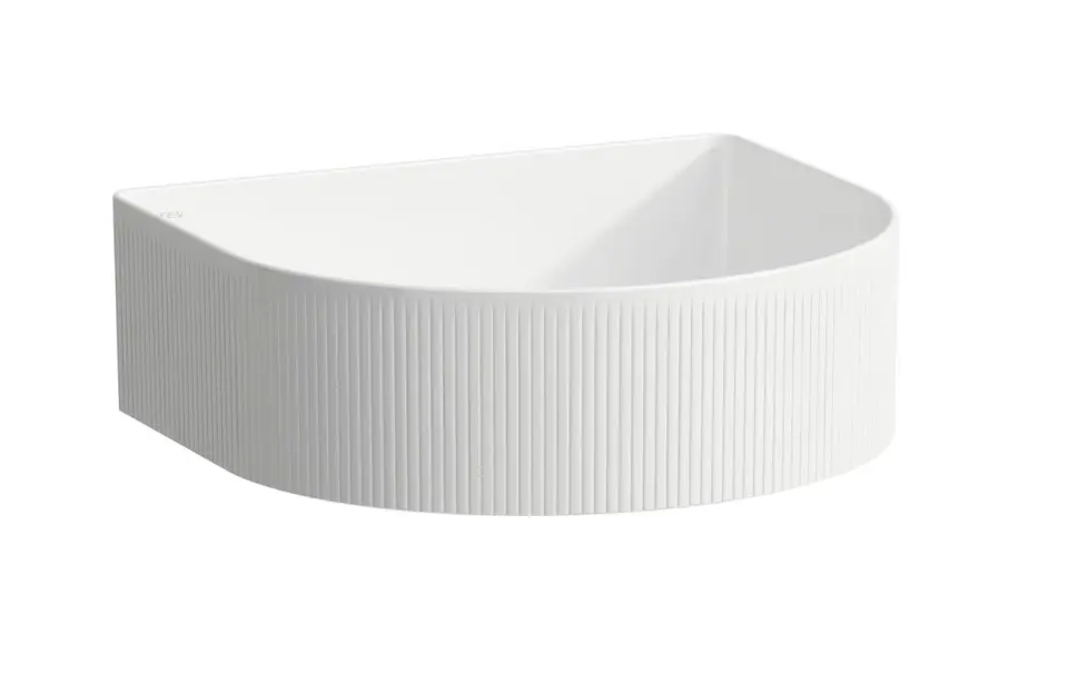 Laufen Sonar - Lavabo pour plan de travail 41x36 cm, sans trop-plein, sans trou pour robinet, LCC, blanc H8123434001121