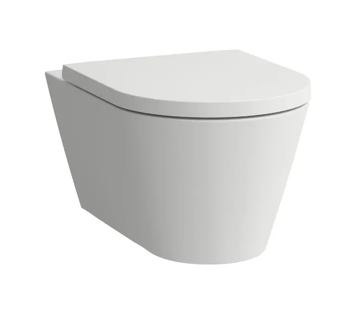 Laufen Kartell - Fali WC, Vario lefolyó, Rimless, matt fehér H8203377570001