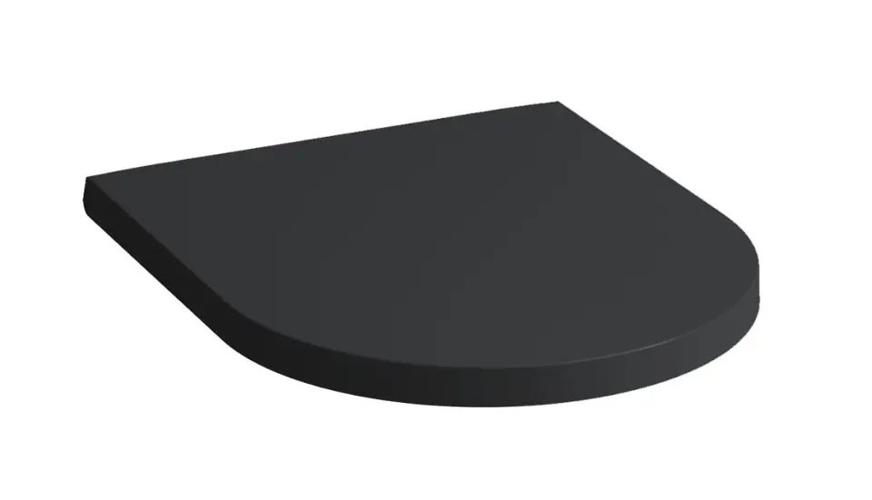 Laufen Kartell - Toilet seat, SoftClose, matt black H8913337160001