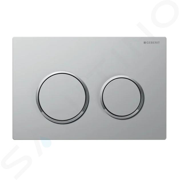 Geberit Kappa21 - Plaque de déclenchement, chrome mat / chrome brillant 115.240.KN.1