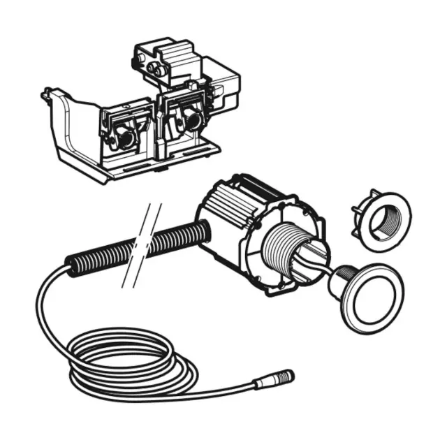 DEKAROX Coperchio Per Camera Di Risciacquo Lavastoviglie 36x36x22 Mm Per Electrolux AEG Juno 400604561/3 - 4