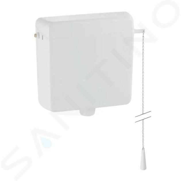 Geberit Accessoires - Réservoir de chasse d'eau, remplissage latéral, blanc alpin 123.700.11.1