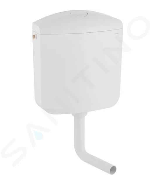 Geberit - Réservoir de chasse d’eau AP117, Dualflush, blanc alpin 136.530.11.1