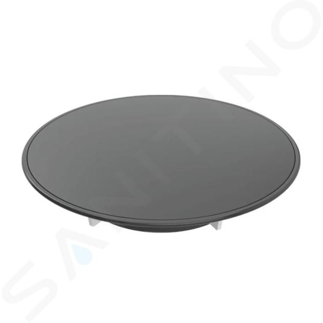 Geberit Accesorios - Tapa de válvula para conexión de lavabo, negro mate 150.266.16.1