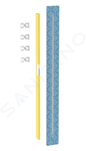 Geberit - Installatie-element voor douchewand Walk-In, in de muur met metalen steunen 154.281.00.1