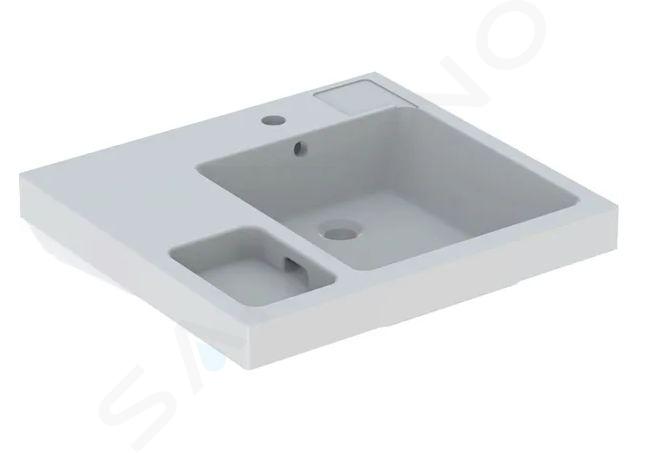 Geberit Bambini - Lavabo enfant 60x55 mm, avec trop-plein, avec trou pour robinetterie, blanc 162700000
