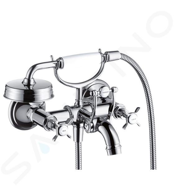 Axor Montreux - Miscelatore da bagno con due rubinetti, cromo 16540000