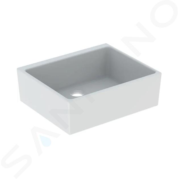 Geberit Publica - Fregadero de cerámica 50x50 cm, blanco 360050000