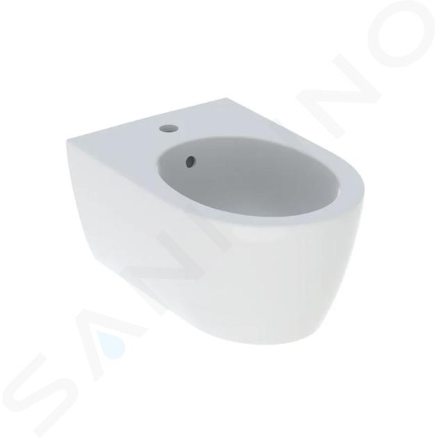 Geberit iCon - Függő bidé, csaptelep lyukkal, túlfolyóval, alpesi fehér 501.898.JT.1
