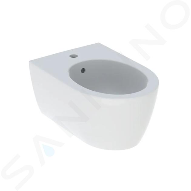 Geberit iCon - Závesný bidet, otvor na batériu, s prepadom, alpská biela 501.898.JT.1