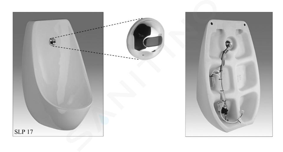 Rincer L'urinoir Des Hommes,Urinoir de Toilettes Publiques en Acier  Inoxydable 304,Urinoir Mural Haute Efficacité À Capteur Infrarouge