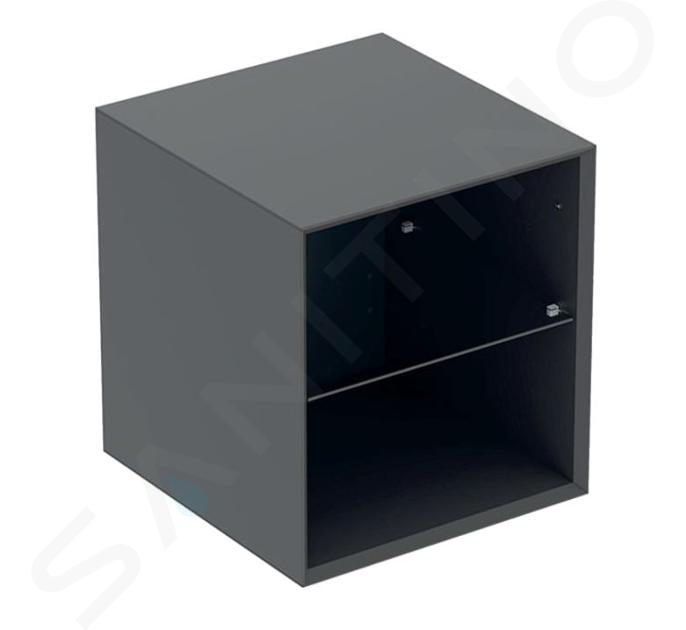 Geberit ONE - Armadietto laterale 45x49x47 cm, aperto, lava 505.079.00.3