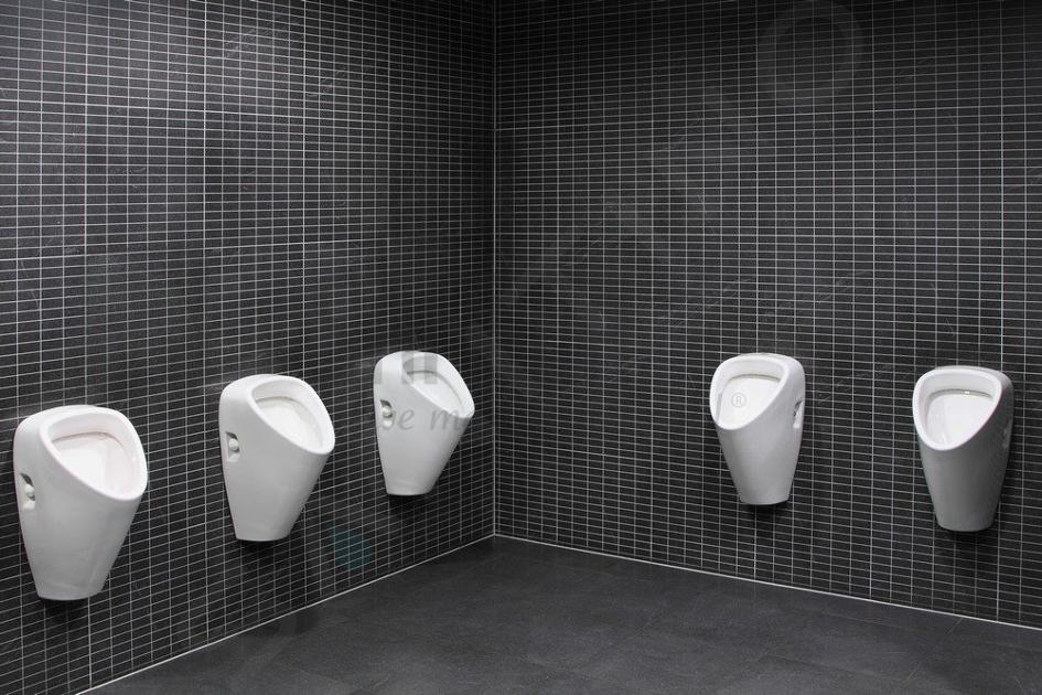 Rincer L'urinoir Des Hommes,Urinoir de Toilettes Publiques en Acier  Inoxydable 304,Urinoir Mural Haute Efficacité À Capteur Infrarouge