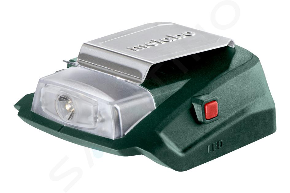 Metabo - 14,4/18V USB adaptér s LED svietidlom, pre napájanie externých zariadení, bez batérie a nabíjačky 600288000