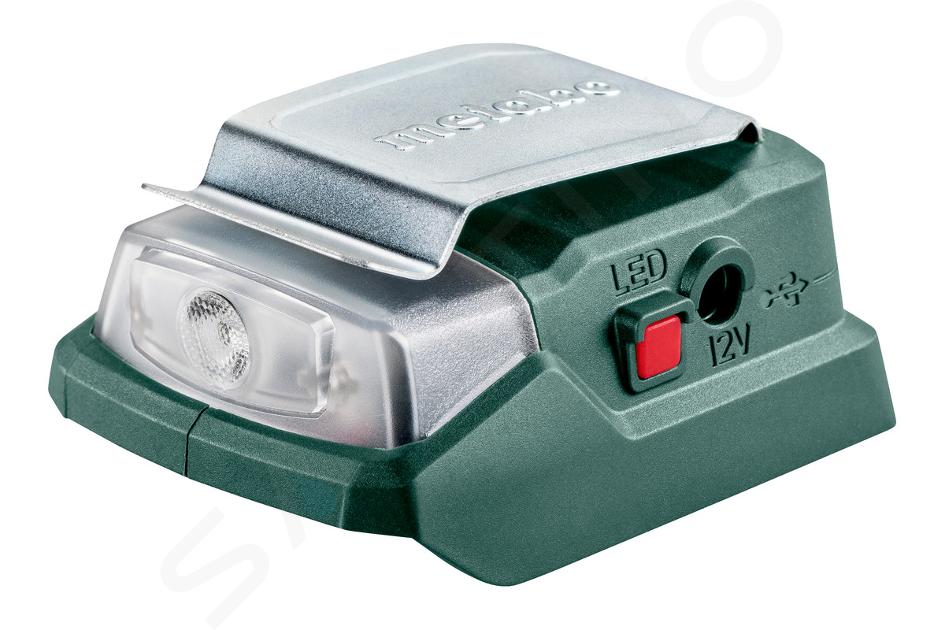 Metabo - 12V USB adaptér s LED svietidlom, pre napájanie externých zariadení, bez batérie a nabíjačky 600298000